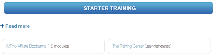 impho starter training