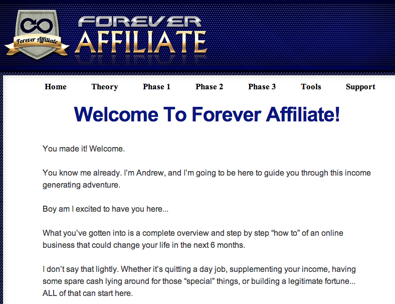 forever affiliate