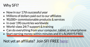 Make money with SFI