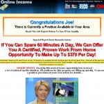 Amanda Jones Online Income Scam