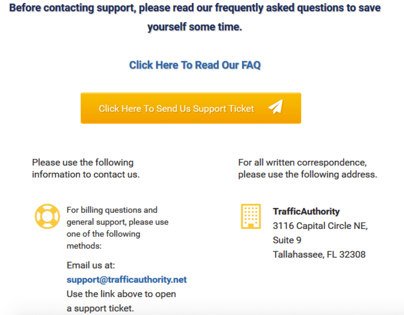 traffic-authority-support