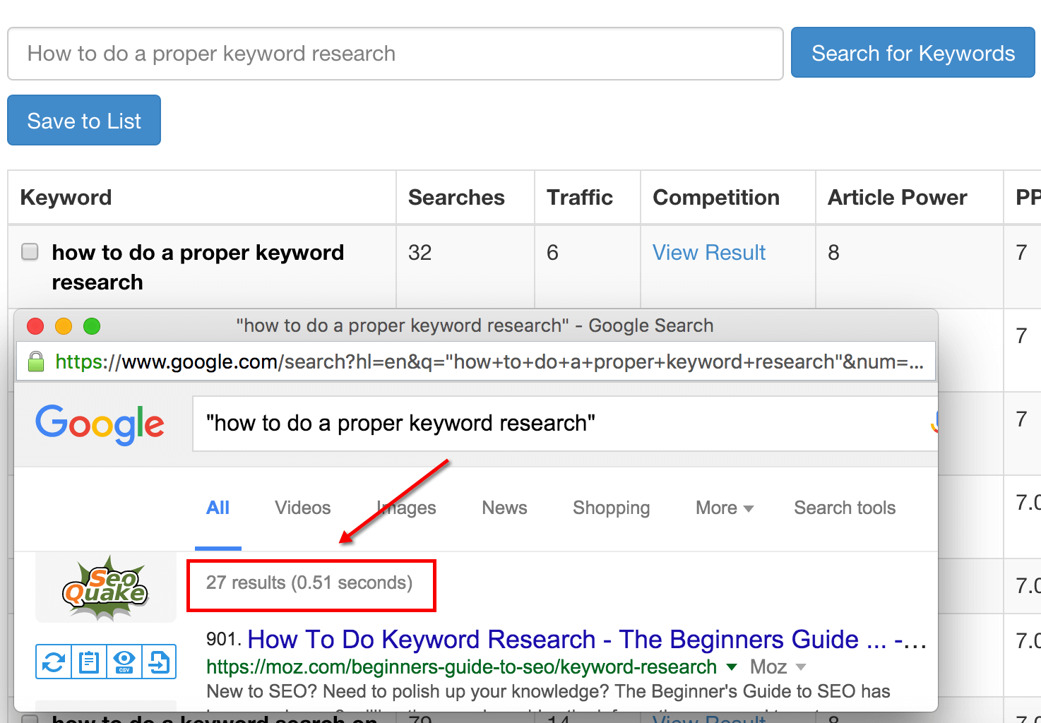 keyword-tool