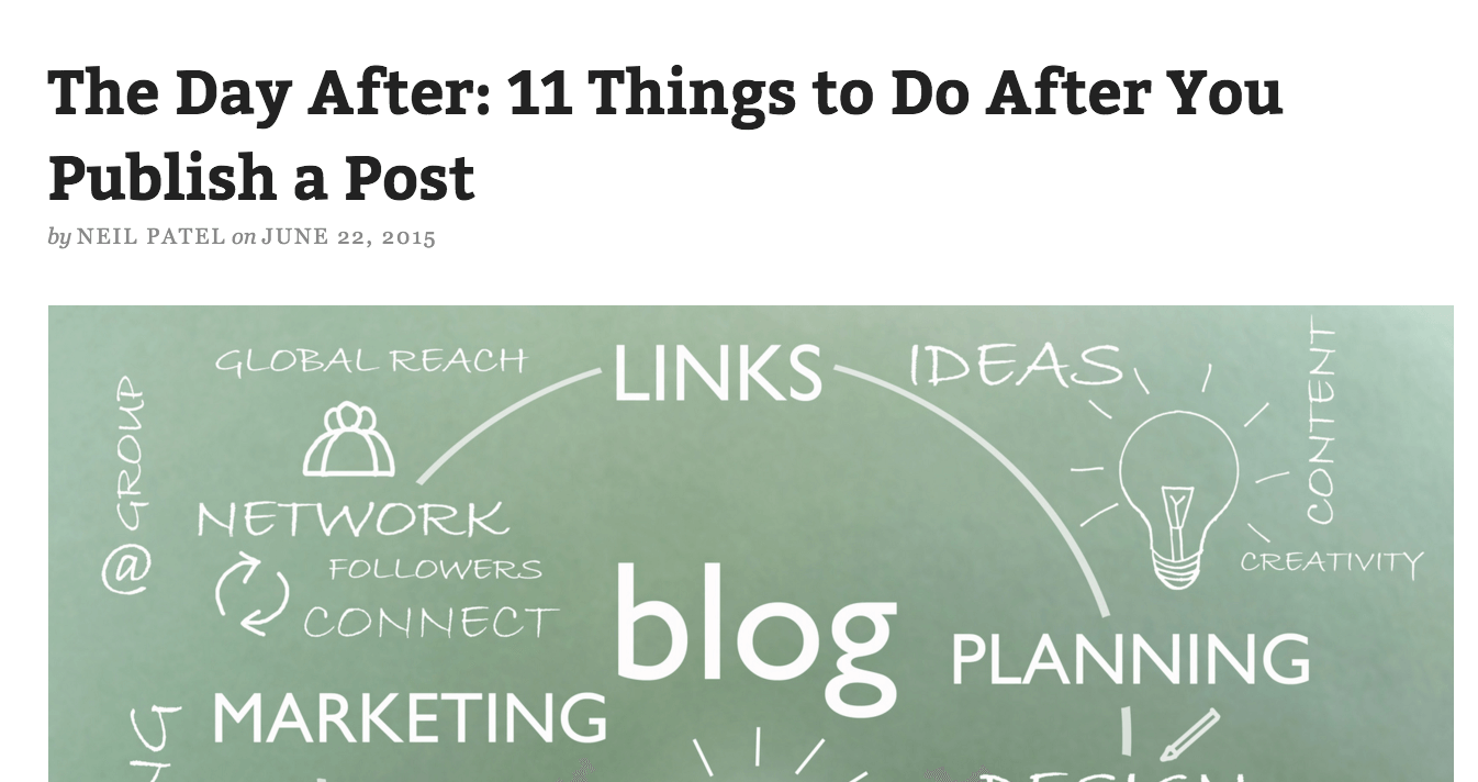 things-to-do-after-publishing-post