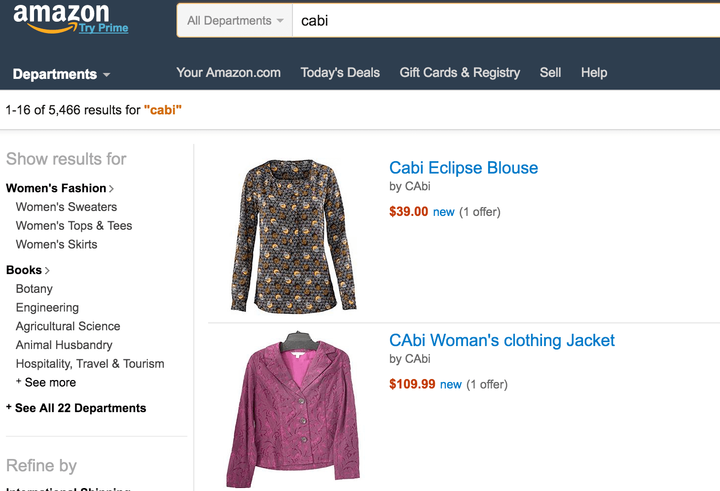 cabi-on-amazon