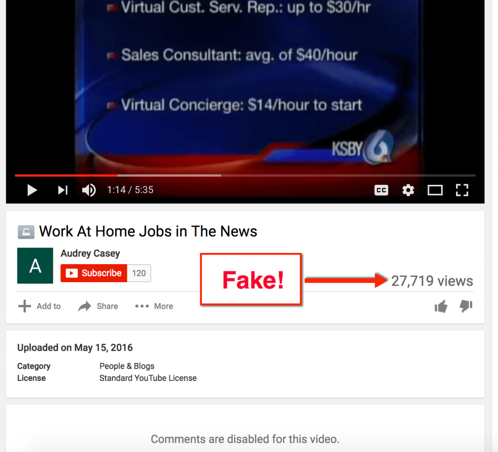 fake youtube views with a vpn