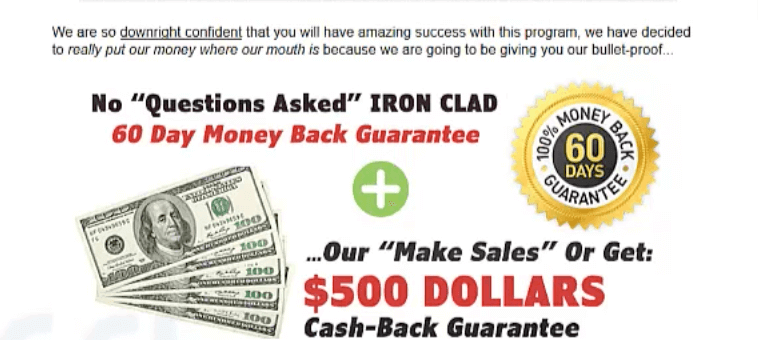 money back guarantee