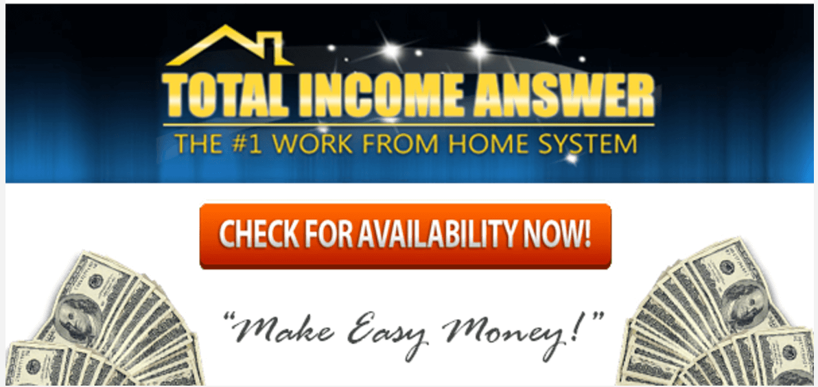 Is Total Income Answer a Scam? Total Disappointment