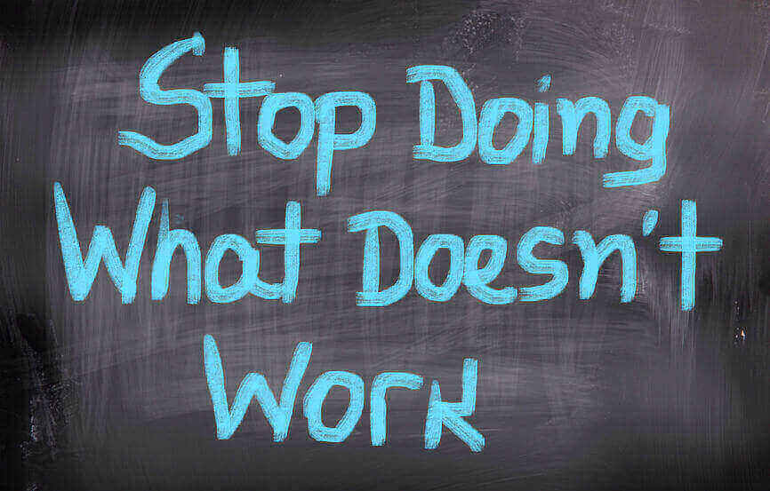 Did you stop. Stop doing. Doesn't work. Stop from doing.