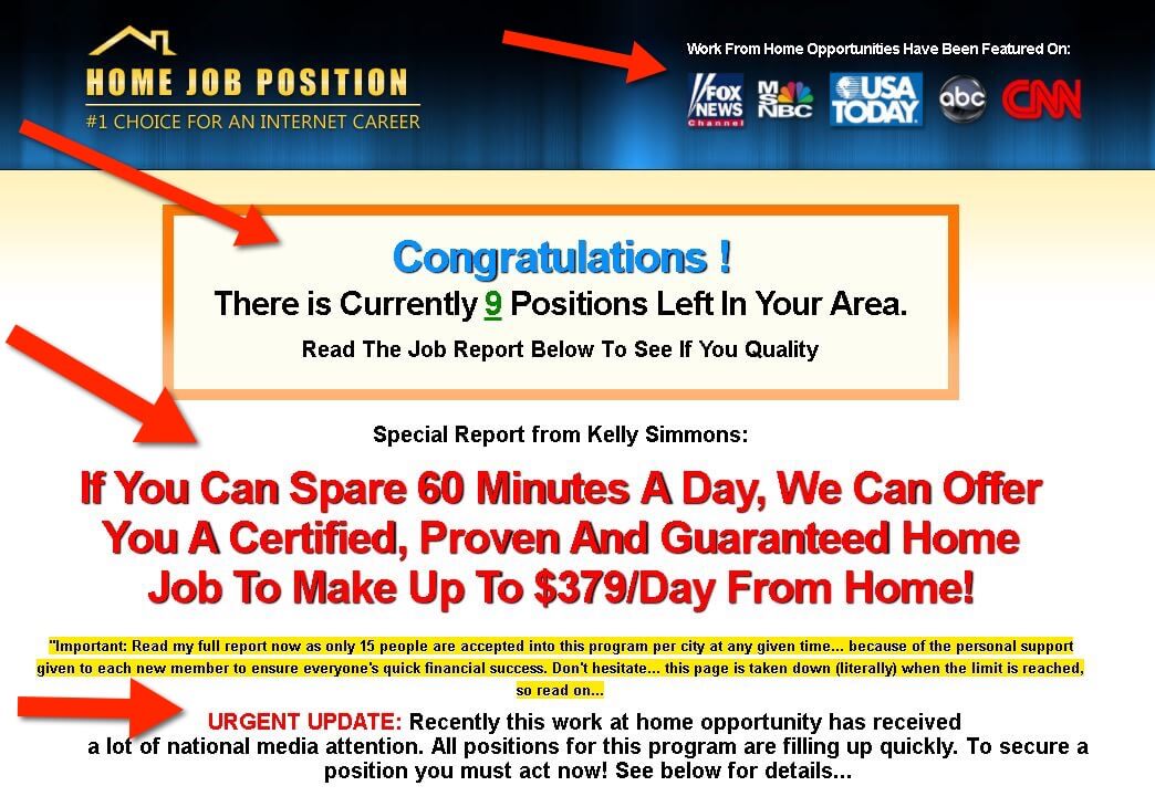 Extreme Home Paycheck and home job position