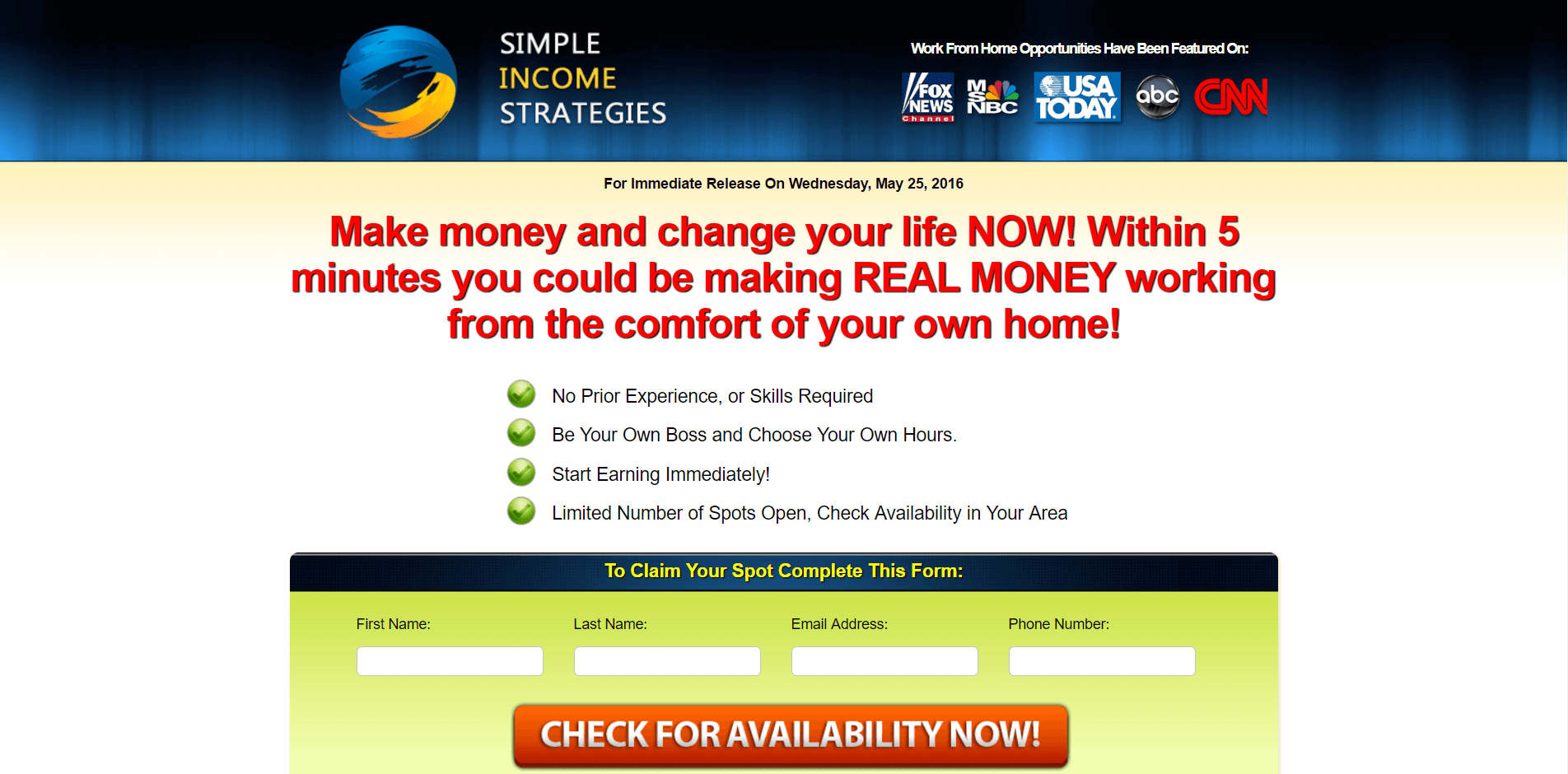 Is Simple Income Strategies a Scam