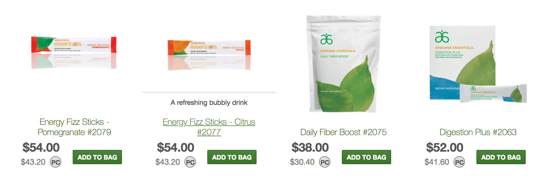 Arbonne products