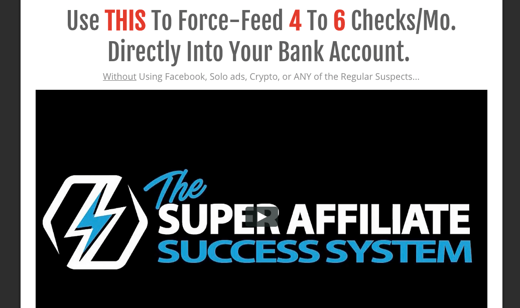 What is the Super Affiliate Success System? Scam or Legit? Learn From My Review