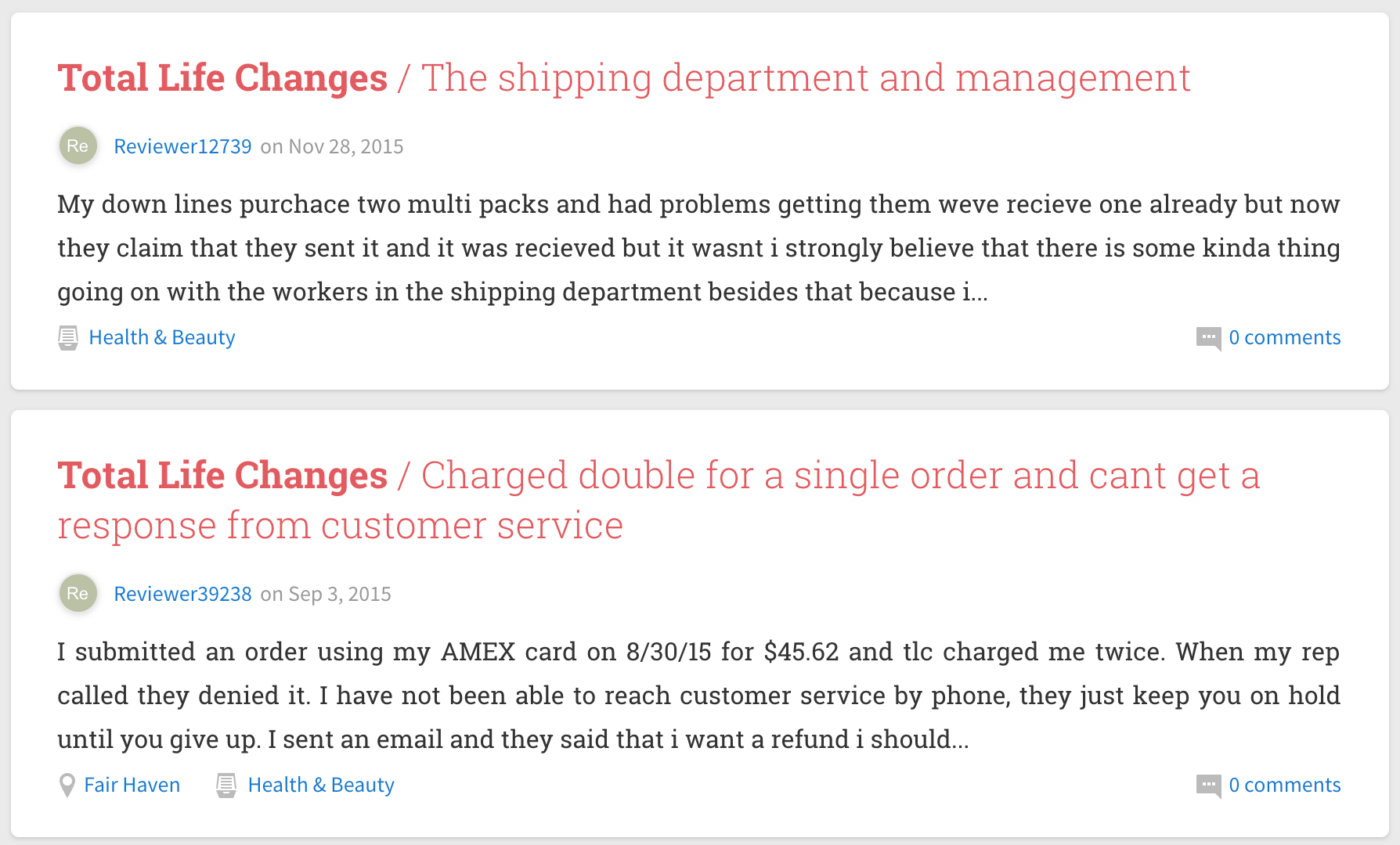 total life changes back office login