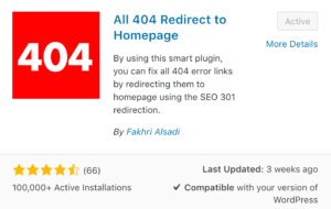 404 redirect
