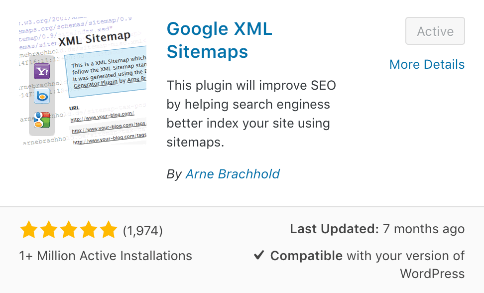 google xml sitemap