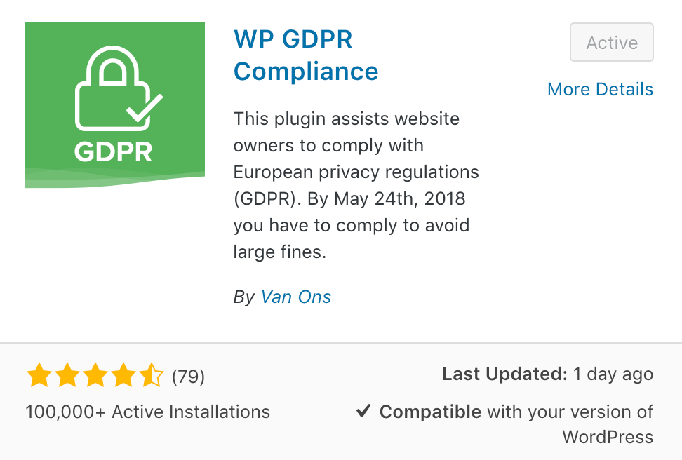 wp gdpr compliance