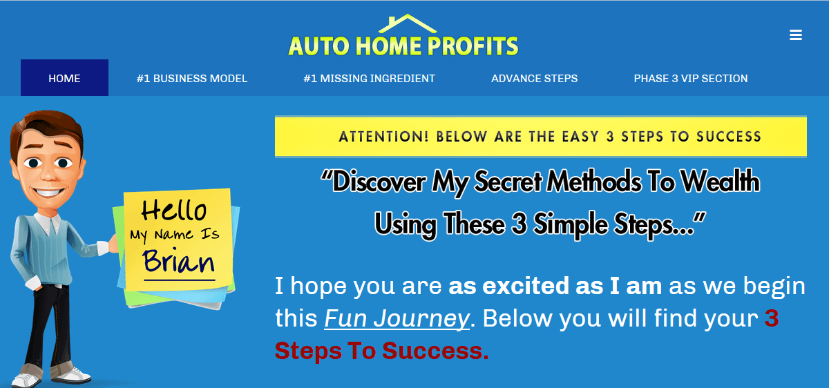 auto home profits members area