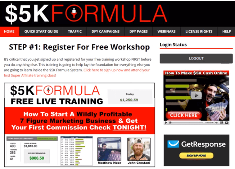 $5K Formula training