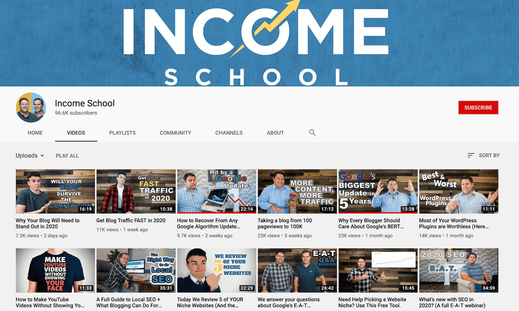 income school-youtube