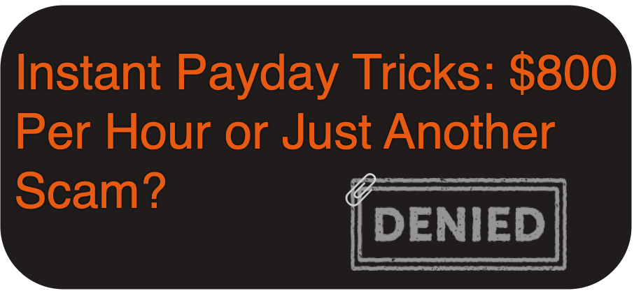 Instant Payday Tricks
