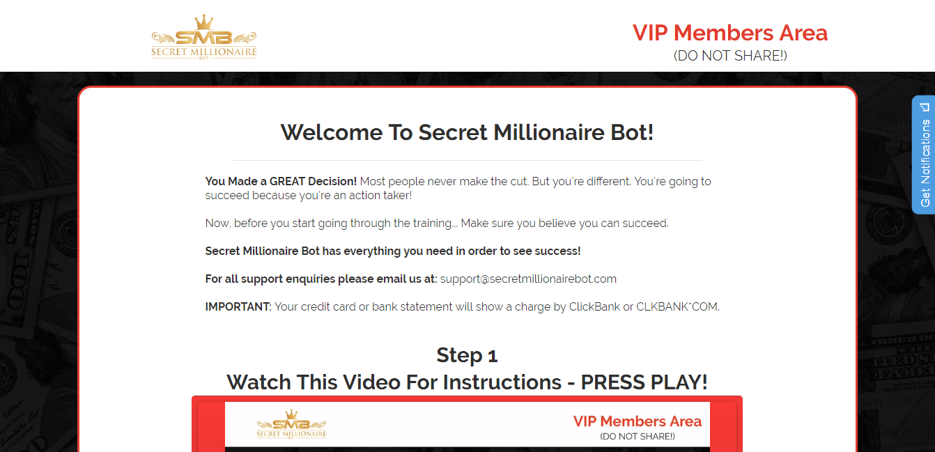 secret-millionaire-bot-members-area