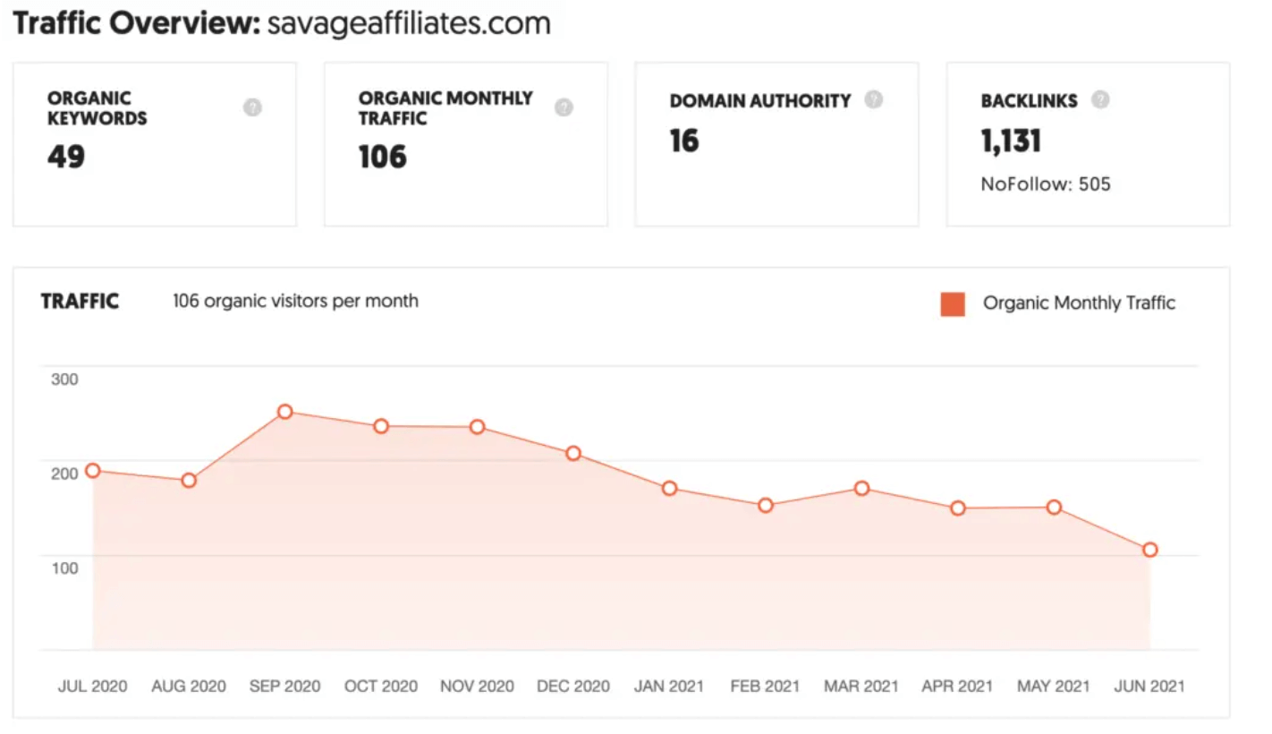 Savage affiliates traffic